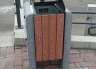 Урна для мусора уличная U1 (У1) с бетонными элементами