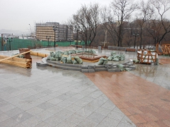 Группа компаний «Стимэкс» продолжает работы по возведению во Владивостоке памятника Муравьёву-Амурскому