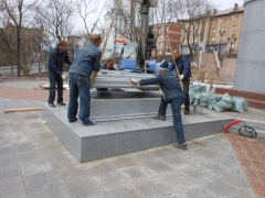 Подходят к концу работы по возведению памятника Муравьеву-Амурскому во Владивостоке
