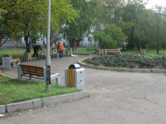 Завершен цикл реставрации и замены малых архитектурных форм в парках и скверах Красноярска