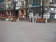 Замена уличной мебели в сквере имени Ф.Э. Дзержинского, Красноярск