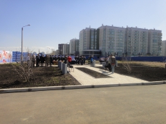 8 мая в Красноярске был заложен сквер в память о пожарниках, погибших в годы Великой отечественной войны.