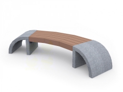 Запущены в серийное производство новые скамейки с бетонными боковинами.