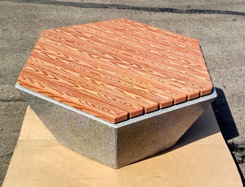 Парковая скамейка из архитектурного бетона