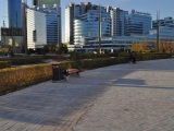 Закончено благоустройство центральной площади у монументального комплекса «Байтерек» в Астане (респ. Казахстан)