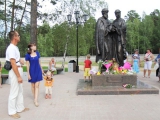 В Ангарске Иркутской области открыли памятник святым Петру и Февронии