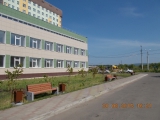 Территория центральной городской больницы г. Сосновоборска Красноярского края