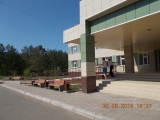 Территория центральной городской больницы г. Сосновоборска Красноярского края
