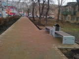 Пешеходная зона около ТЦ Черемушки, Красноярск