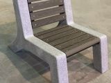 Кресло уличное бетон