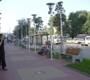 Территория торгово-делового комплекса «Галерея Чижова» в Воронеже