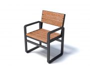 Кресло уличное стул с подлокотниками стимэкс
